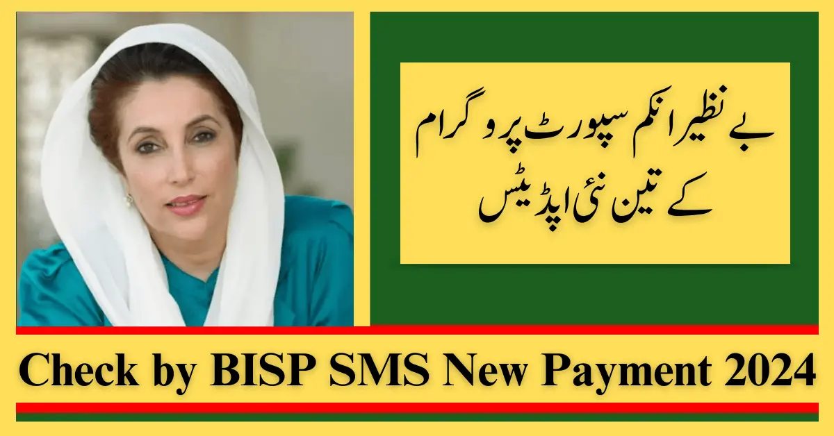 Check by BISP SMS New Payment - Current New Update 2025